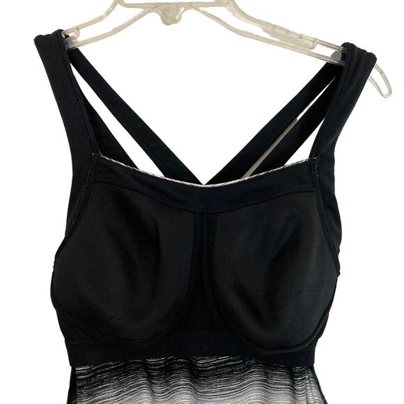 NWT Athleta Stride Crunch And Punch Tank Top Cross Strappy Back Coloblock Small - Picture 10 of 16